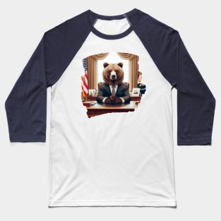 Grizzly president of USA - the triomphe of biodiversity Baseball T-Shirt